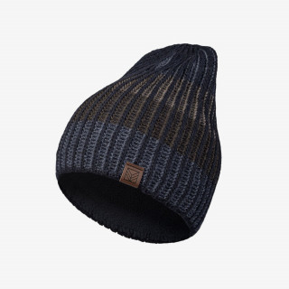 Мужская шапка 12591 MARHATTER тёмно-синий/коричневый