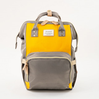 Рюкзак для мам Picano 0545 серо-жёлтый