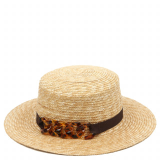 Шляпа Fabretti, WG1-7 бежевая/коричневая