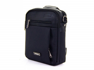 Мужская сумка-планшет из экокожи Cantlor GW104 чёрная
