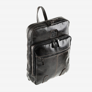 Мужской кожаный рюкзак Maxsimo Tarnavsky 1057 тёмно-коричневого цвета