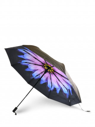 Зонт женский Vera Victoria Vito, 20-700-5 черный/фиолетовый